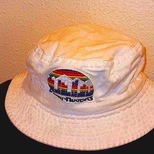 Denver Nuggets Adidas Retro Vintage City Line Throwback Bucket Hat Cap